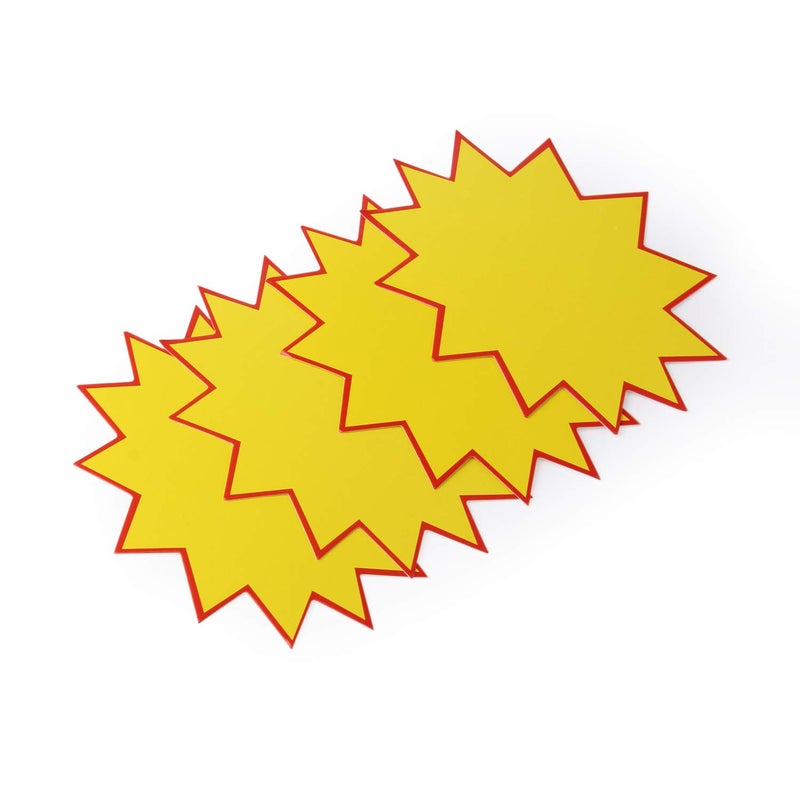 HRLORKC 200Pcs Blank Star Retail Sale Signs Sales Price Label Tags for Real Estate and Garage Sales, Fundraising, Stores, Commerce by HRLORKC - Image 3